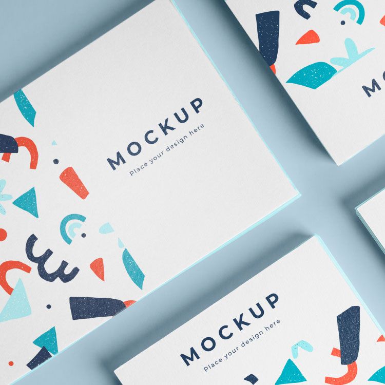 Laminierte Visitenkarten